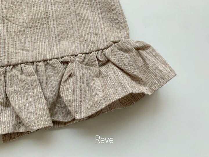 Reve Kid - Korean Children Fashion - #childrensboutique - Frill Sting Sleeveless Top Bottom Set - 4