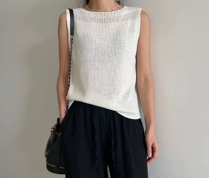 Ripple - Korean Women Fashion - #momslook - Minica Knit Sleeveless