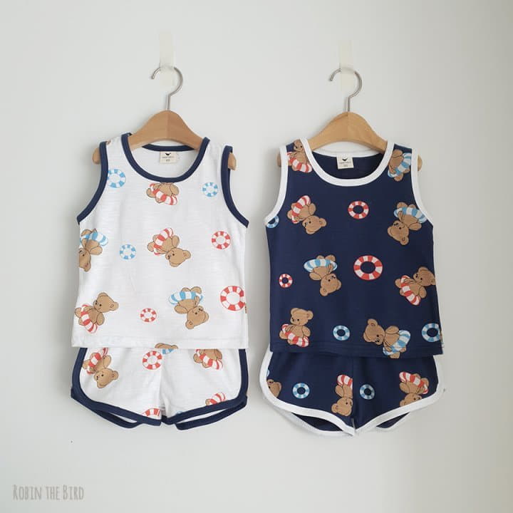 Saerobin - Korean Children Fashion - #designkidswear - Teddy Sleeveless Top Bottom Set