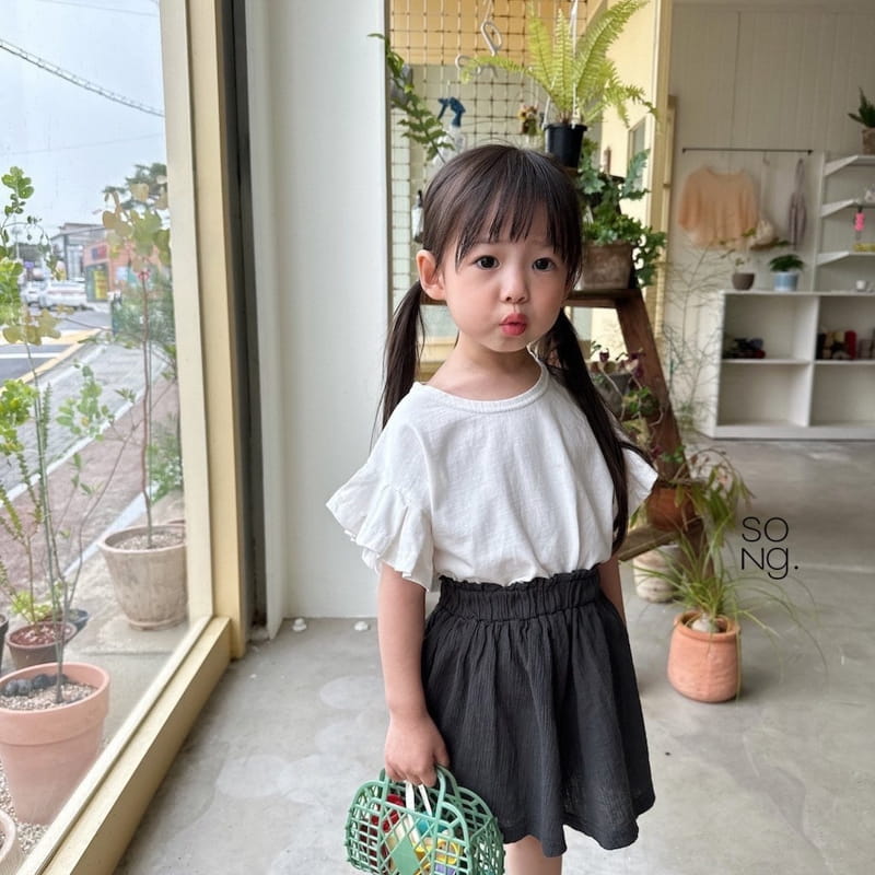 Song - Korean Children Fashion - #kidsshorts - Sleeveless Wrinkle Tee