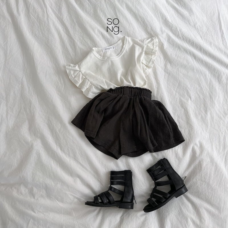 Song - Korean Children Fashion - #littlefashionista - Sleeveless Wrinkle Tee - 5