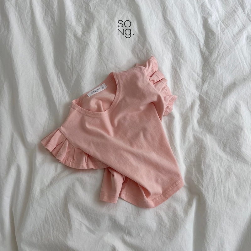 Song - Korean Children Fashion - #magicofchildhood - Sleeveless Wrinkle Tee - 6