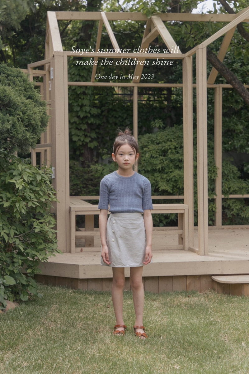 Soye - Korean Children Fashion - #designkidswear - Dazle Knit Tee - 3