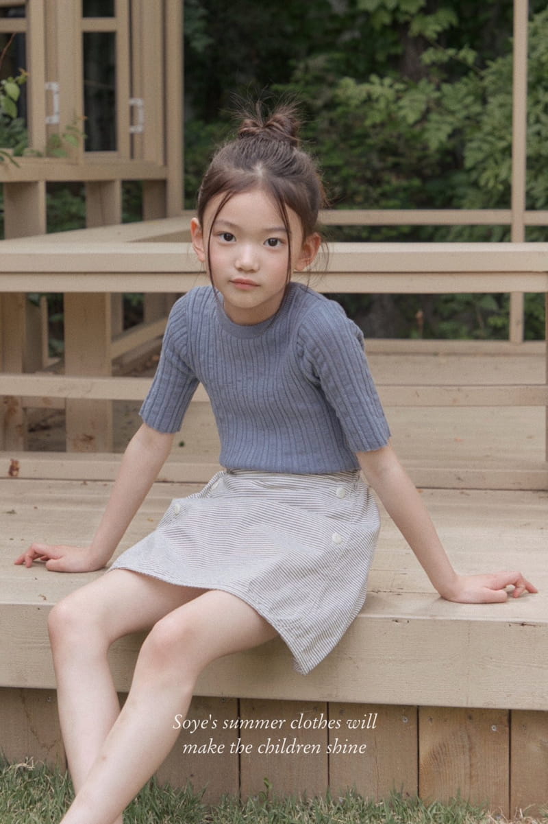 Soye - Korean Children Fashion - #kidsstore - Button Skirt - 12