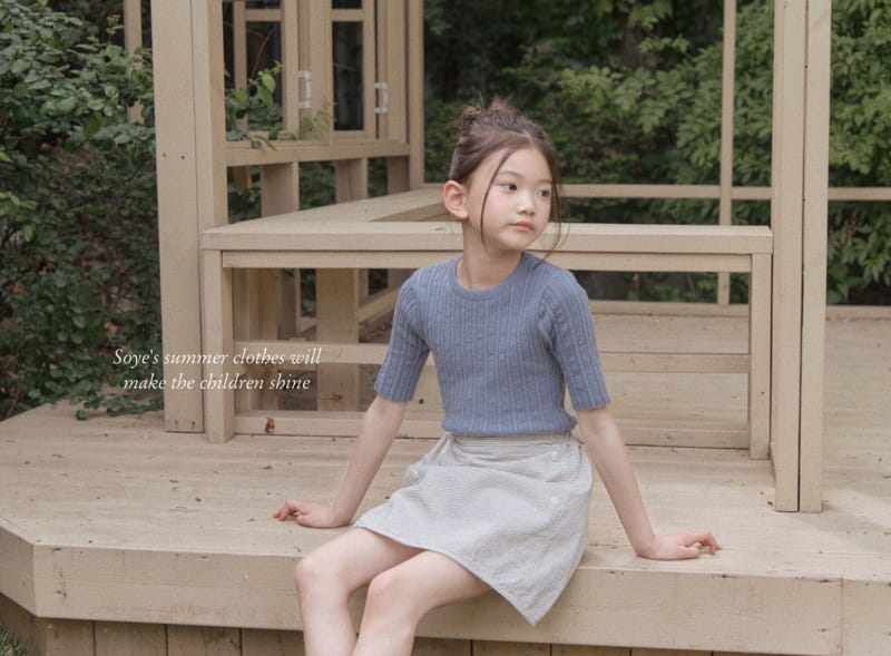 Soye - Korean Children Fashion - #kidzfashiontrend - Dazle Knit Tee - 8