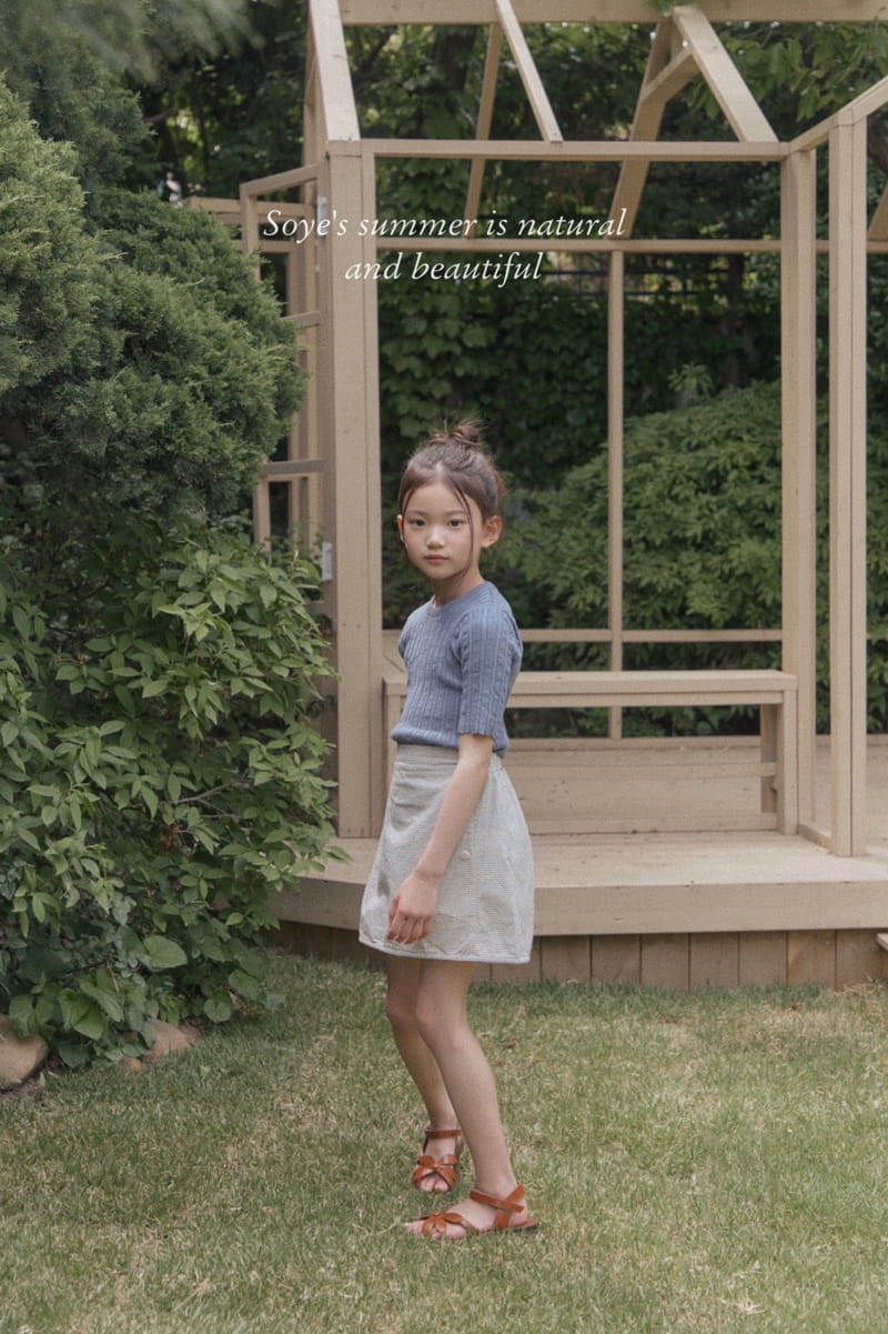 Soye - Korean Children Fashion - #minifashionista - Button Skirt - 4