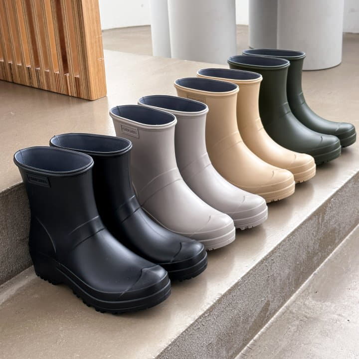 Ssangpa - Korean Women Fashion - #momslook - Rainboots Short Boots