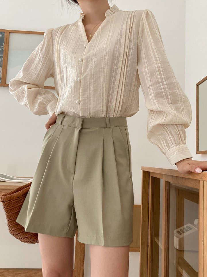 Tahiti - Korean Women Fashion - #shopsmall - Cong Blouse - 5