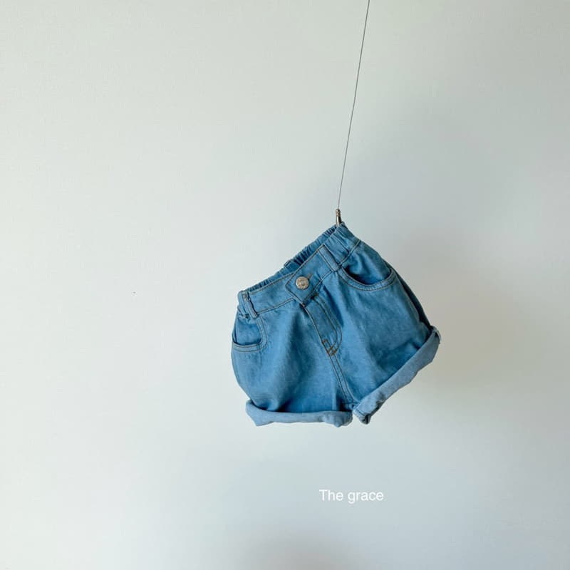 The Grace - Korean Children Fashion - #stylishchildhood - Denim And Deim Shorts - 5