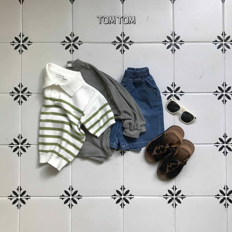 Tom Tom - Korean Children Fashion - #Kfashion4kids - Linen Classic Tee - 9