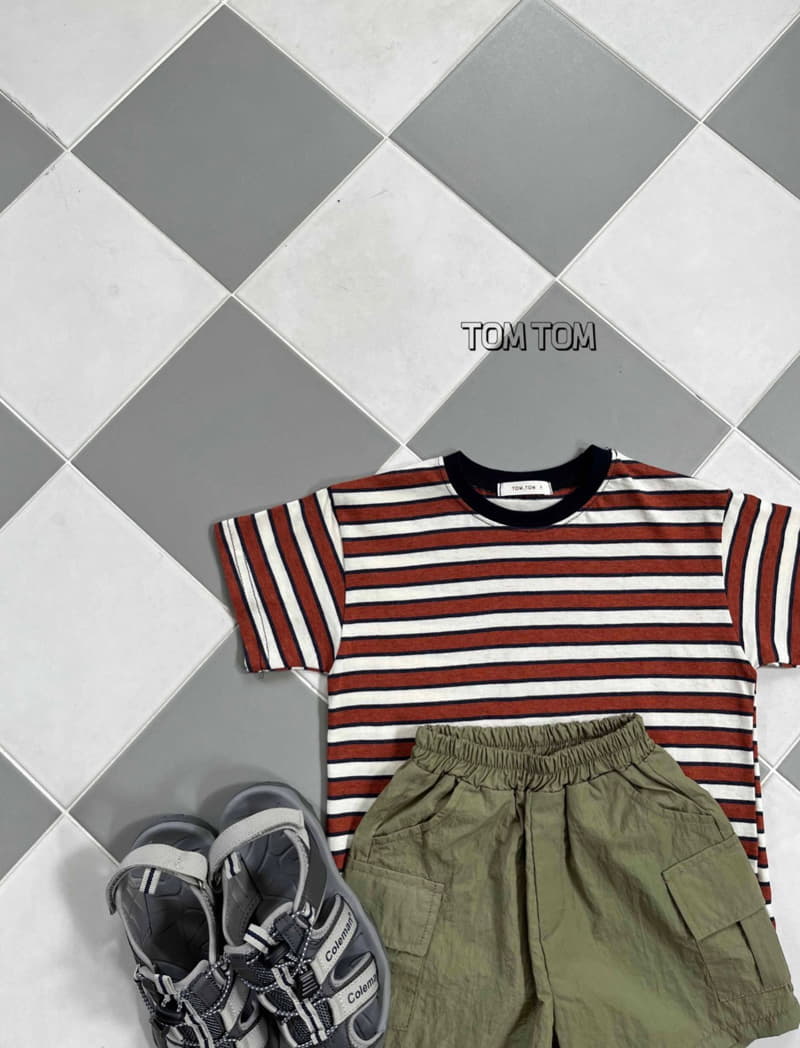 Tom Tom - Korean Children Fashion - #childofig - Vintage Stripes Tee - 2