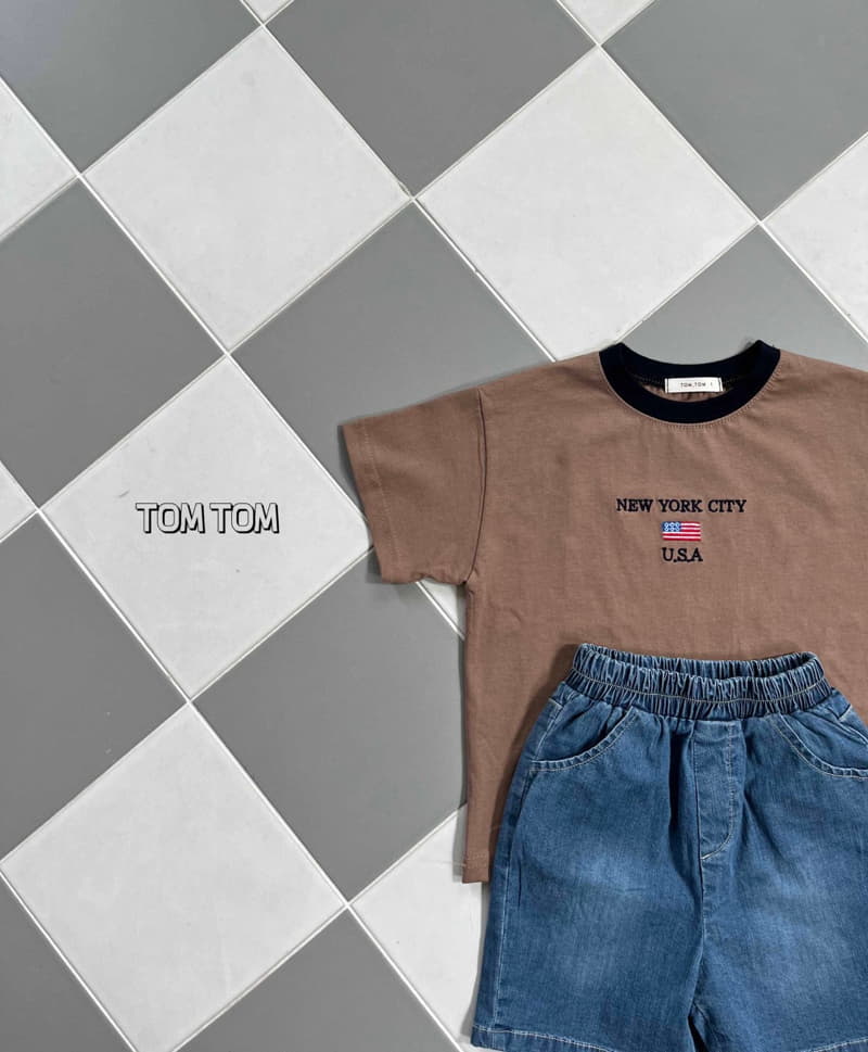 Tom Tom - Korean Children Fashion - #kidsshorts - New York Tee - 2