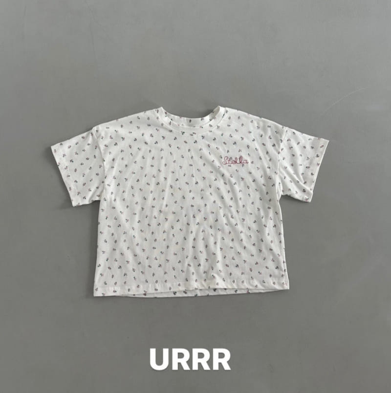 Urrr - Korean Children Fashion - #designkidswear - Flower Tee