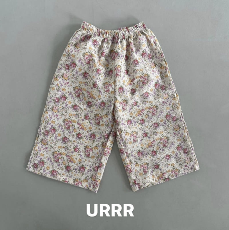 Urrr - Korean Children Fashion - #littlefashionista - Lounge Flower Pants with Mom