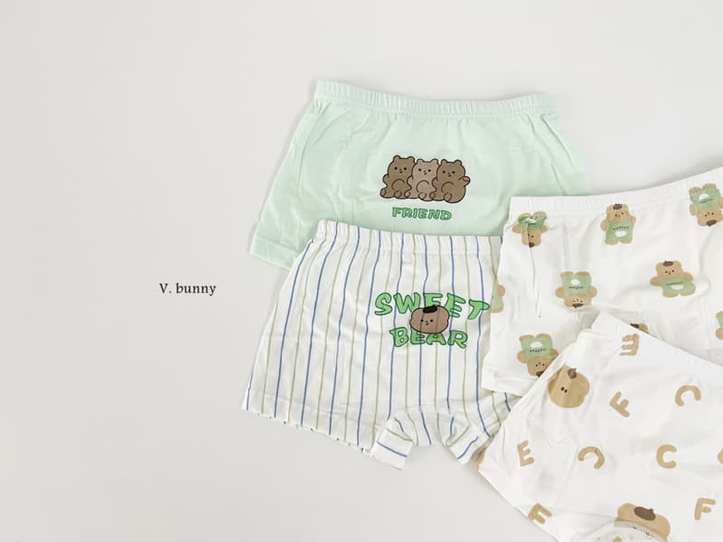 V Bunny - Korean Children Fashion - #Kfashion4kids - Daldal Bear Underwear Boy - 2