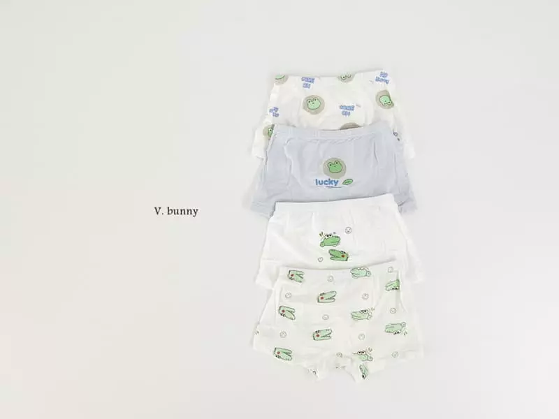 V Bunny - Korean Children Fashion - #Kfashion4kids - Frog Underwear Set Boy