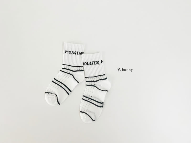 V Bunny - Korean Children Fashion - #prettylittlegirls - Master Socks Set - 4