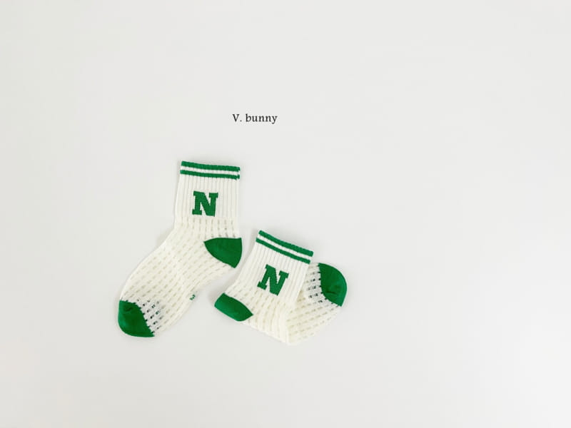 V Bunny - Korean Children Fashion - #childofig - Kappy Socks Set - 3