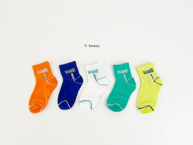 V Bunny - Korean Children Fashion - #childofig - Wake Socks Set