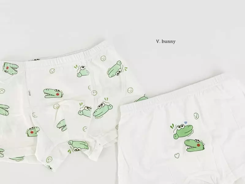 V Bunny - Korean Children Fashion - #childofig - Frog Underwear Set Boy - 9