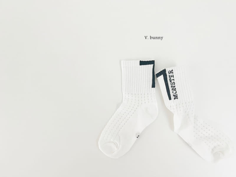 V Bunny - Korean Children Fashion - #childrensboutique - Master Socks Set - 6