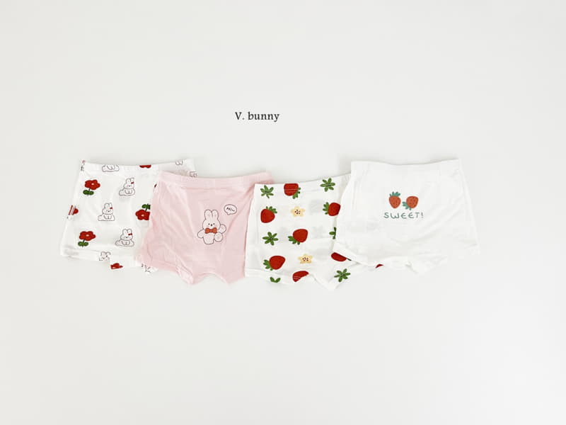 V Bunny - Korean Children Fashion - #childrensboutique - Lapang Underwear Set Girl - 12