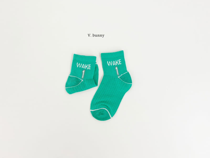 V Bunny - Korean Children Fashion - #discoveringself - Wake Socks Set - 5