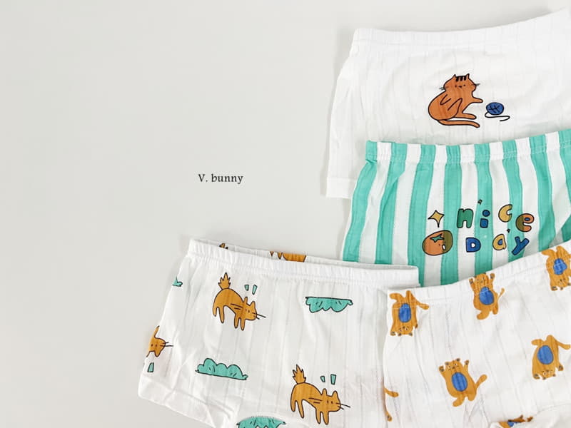 V Bunny - Korean Children Fashion - #kidsstore - Minino Underwear Set Boy - 2