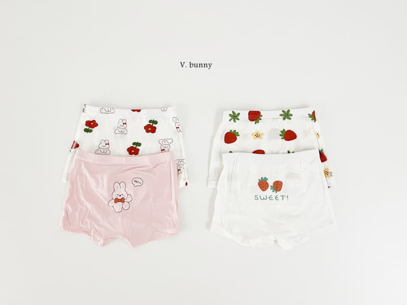 V Bunny - Korean Children Fashion - #kidsstore - Lapang Underwear Set Girl