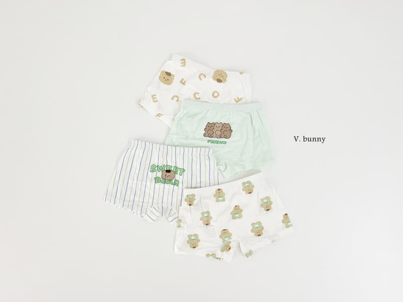 V Bunny - Korean Children Fashion - #kidzfashiontrend - Daldal Bear Underwear Boy