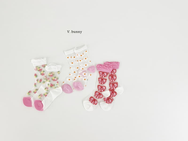 V Bunny - Korean Children Fashion - #minifashionista - Aritti Socks Set - 3