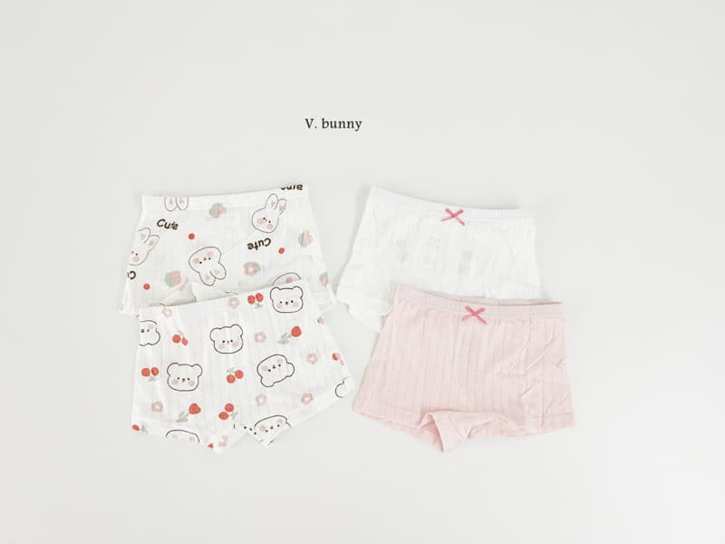 V Bunny - Korean Children Fashion - #prettylittlegirls - Push Underwear Set Girl - 10