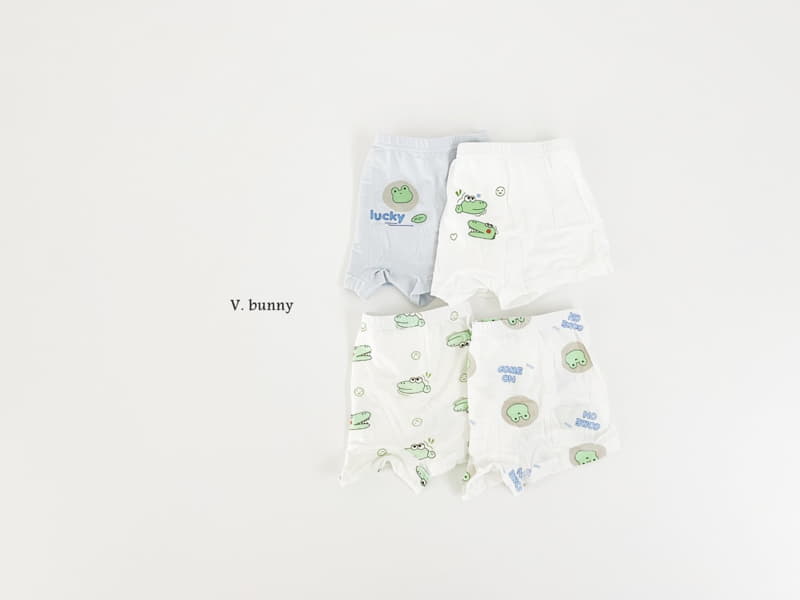 V Bunny - Korean Children Fashion - #stylishchildhood - Frog Underwear Set Boy - 8