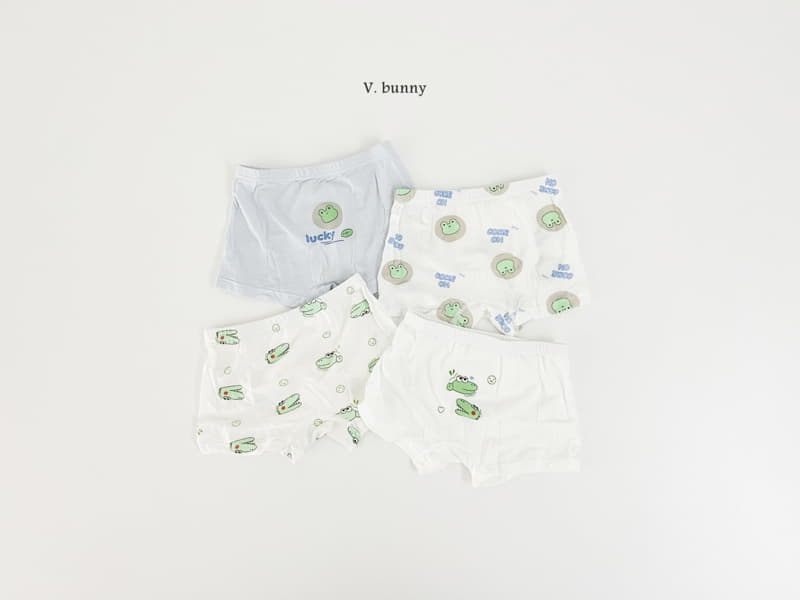 V Bunny - Korean Children Fashion - #todddlerfashion - Frog Underwear Set Boy - 6