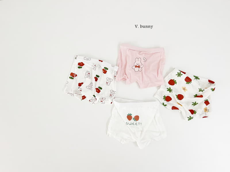 V Bunny - Korean Children Fashion - #toddlerclothing - Lapang Underwear Set Girl - 9