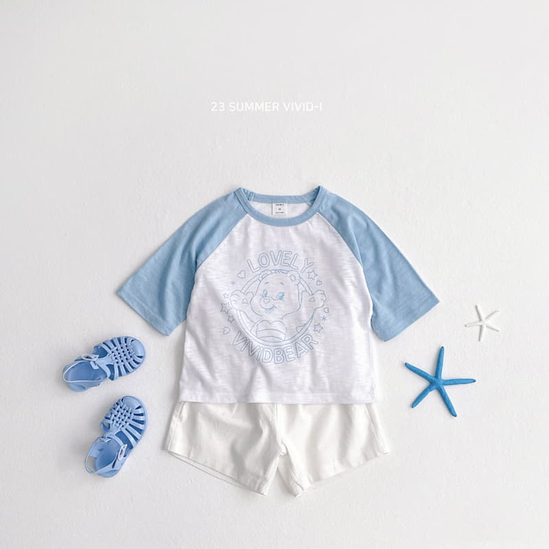 Vivid I - Korean Children Fashion - #childofig - 9 Raglan Bear Tee - 10