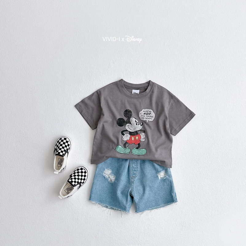 Vivid I - Korean Children Fashion - #childofig - M Vintage Short Sleeves Tee - 6