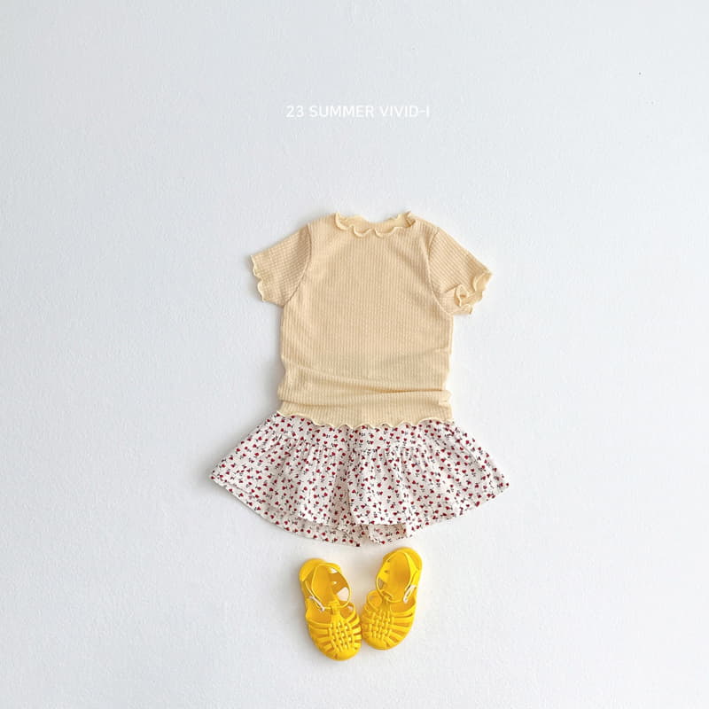 Vivid I - Korean Children Fashion - #designkidswear - Soap Rib Terry Tee - 12