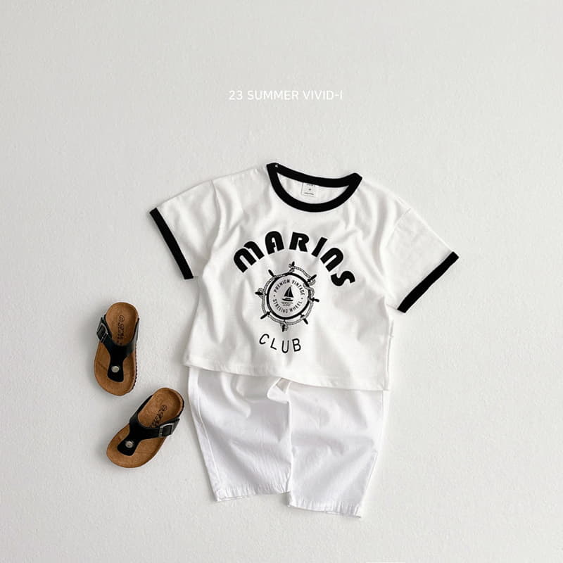 Vivid I - Korean Children Fashion - #discoveringself - Marin Piping Tee - 9