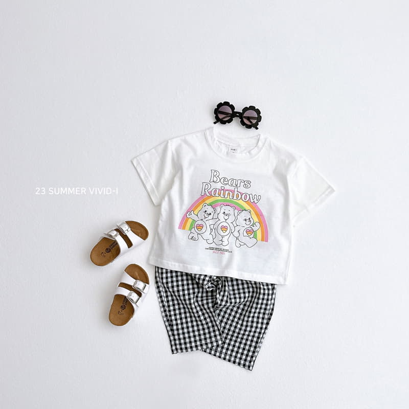 Vivid I - Korean Children Fashion - #discoveringself - Rainbow Bear Tee - 5