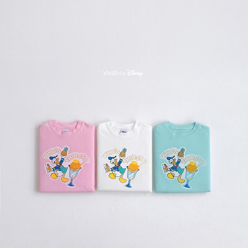 Vivid I - Korean Children Fashion - #discoveringself - Donald Slush Tee