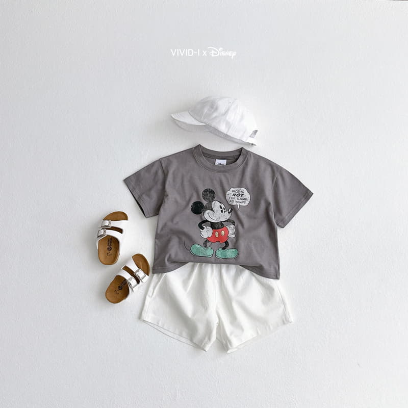 Vivid I - Korean Children Fashion - #discoveringself - M Vintage Short Sleeves Tee - 9