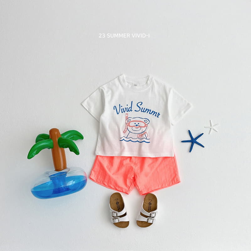 Vivid I - Korean Children Fashion - #fashionkids - Jamsu Bear Tee - 3