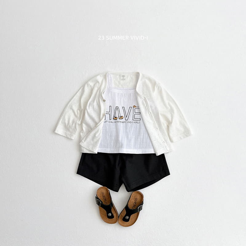 Vivid I - Korean Children Fashion - #kidsshorts - Have Linen Sleeveless - 5