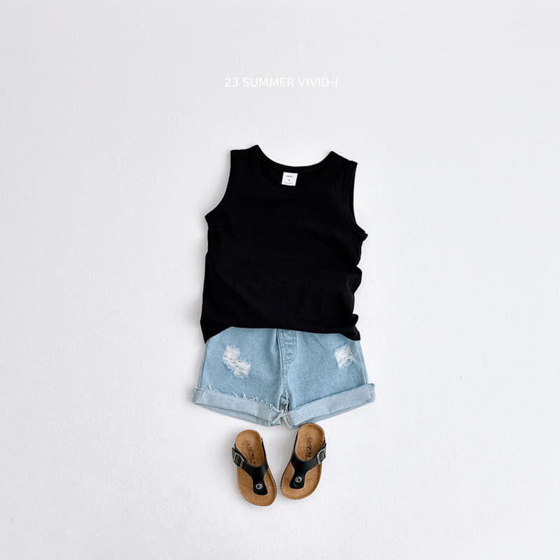 Vivid I - Korean Children Fashion - #kidsshorts - Basic Layered Sleeveless - 12