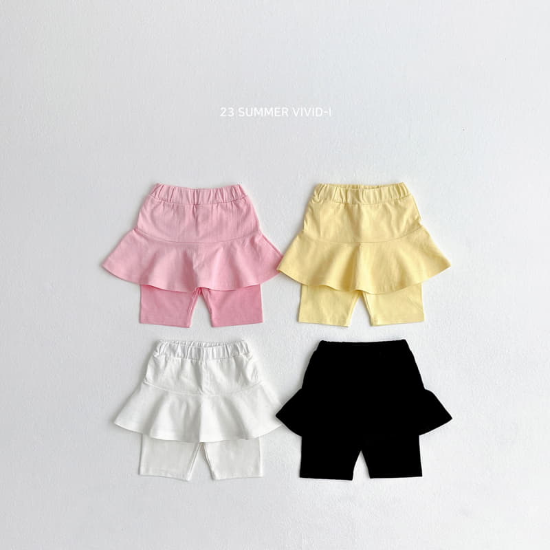 Vivid I - Korean Children Fashion - #kidsshorts - Short Skirt Leggings