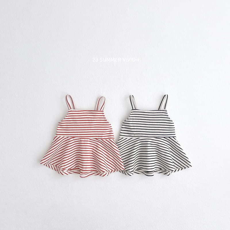 Vivid I - Korean Children Fashion - #kidsstore - Stripes Bustier