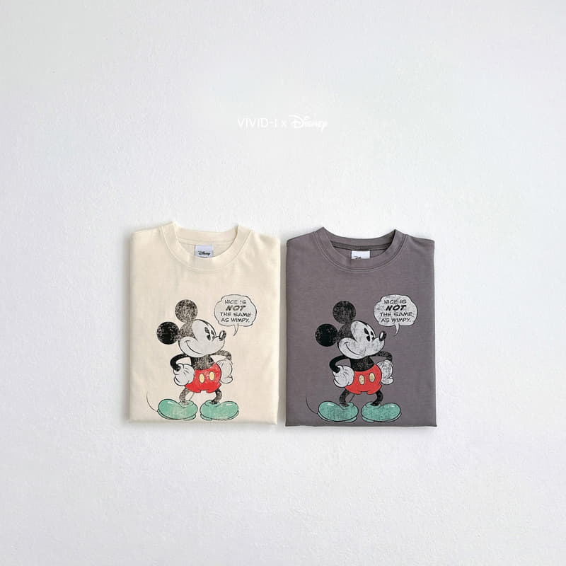 Vivid I - Korean Children Fashion - #kidsstore - M Vintage Short Sleeves Tee - 12