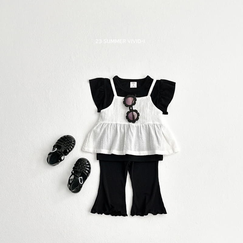 Vivid I - Korean Children Fashion - #kidzfashiontrend - Rib Wing Sleeveless - 8