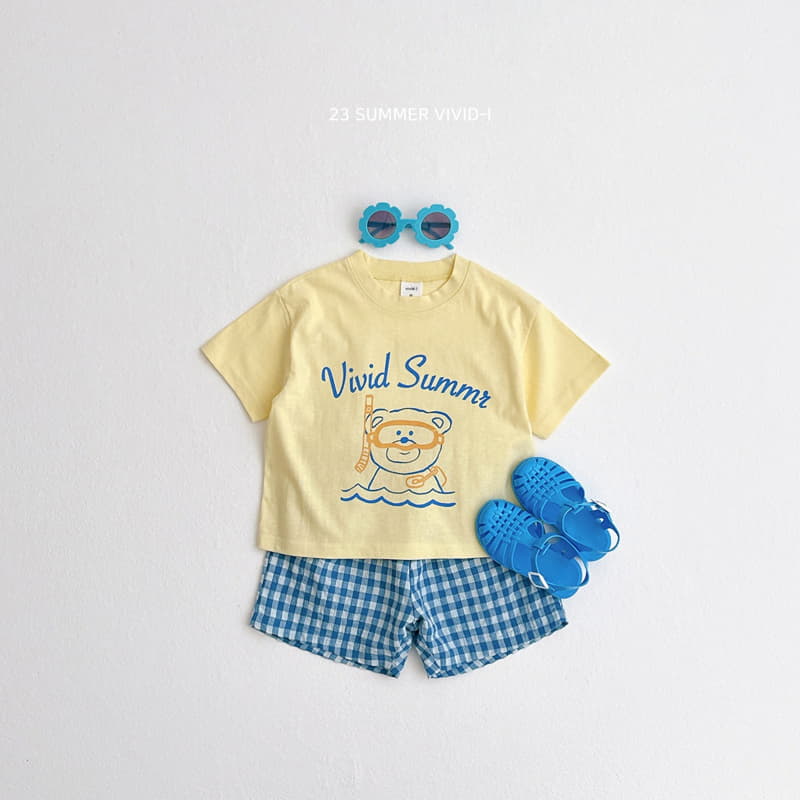 Vivid I - Korean Children Fashion - #kidzfashiontrend - Jamsu Bear Tee - 6